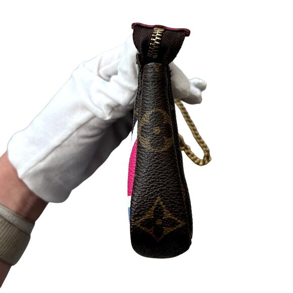 COPY - Louis Vuitton Monogram Christmas Bears Mini Accessories Pochette Bag - Picture 9 of 12